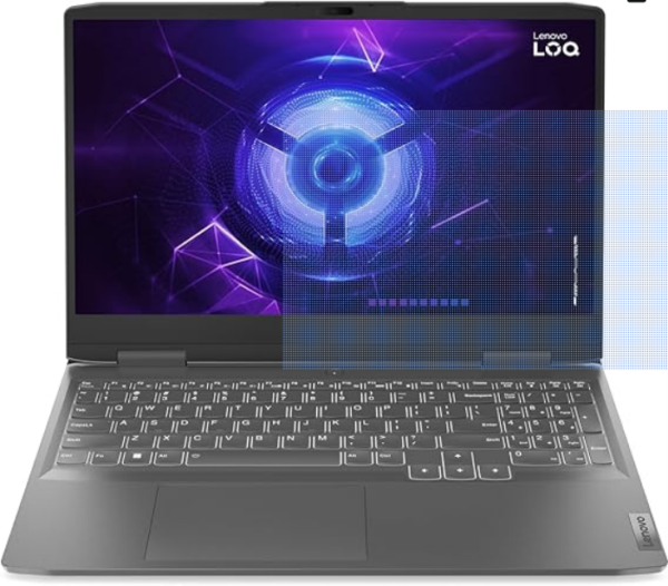 Lenovo LOQ - Ordenador portátil 15.6" FullHD (Intel Core i5-12450H, 16 GB RAM, 512 GB SSD, RTX4050-6GB, Sin Sistema operativo), Gris Tormenta - Teclado QWERTY Español